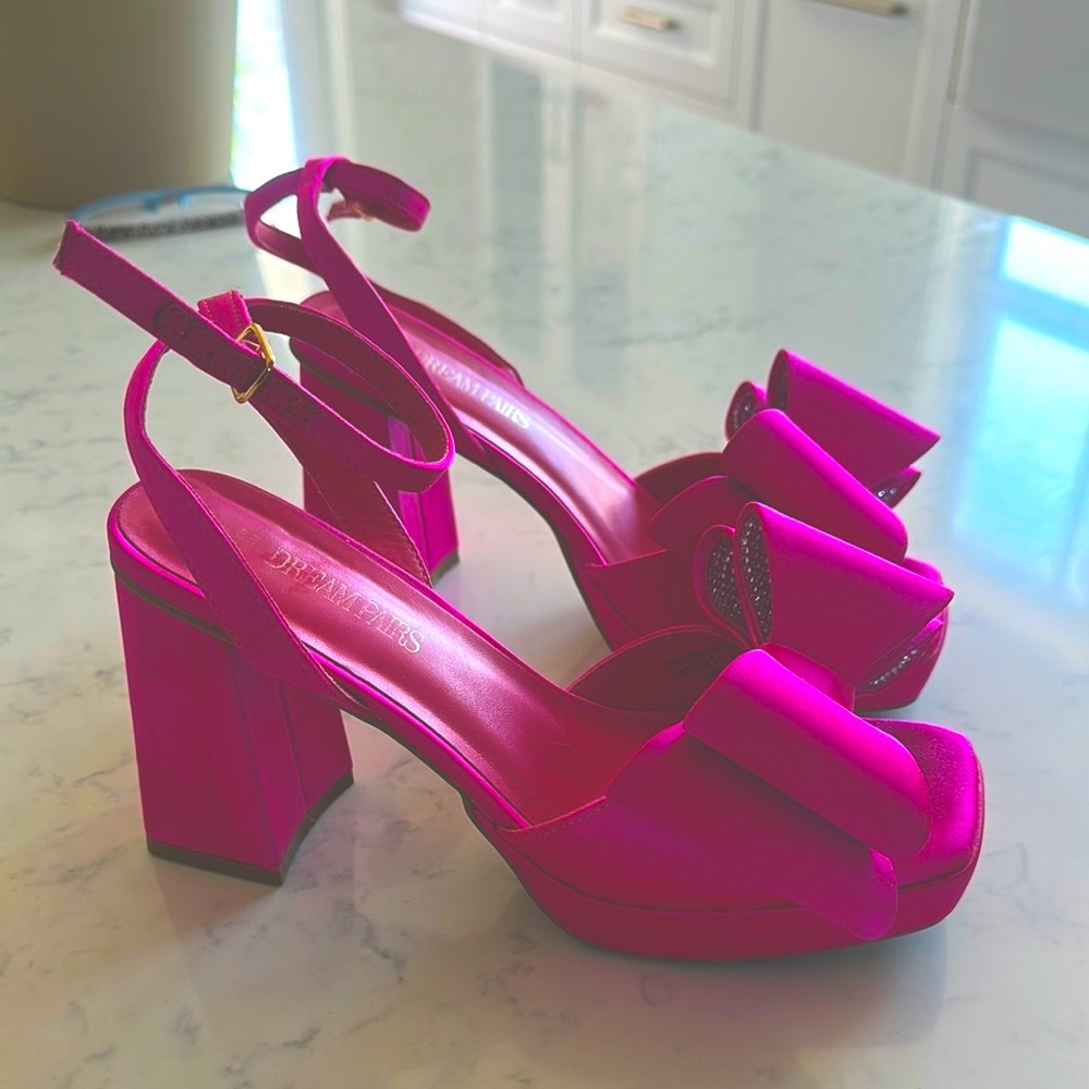 Hot Pink Barbie shoes